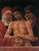 BELLINI, Giovanni Dead Christ Supported by the Madonna and St John (Pieta) fd oil painting reproduction